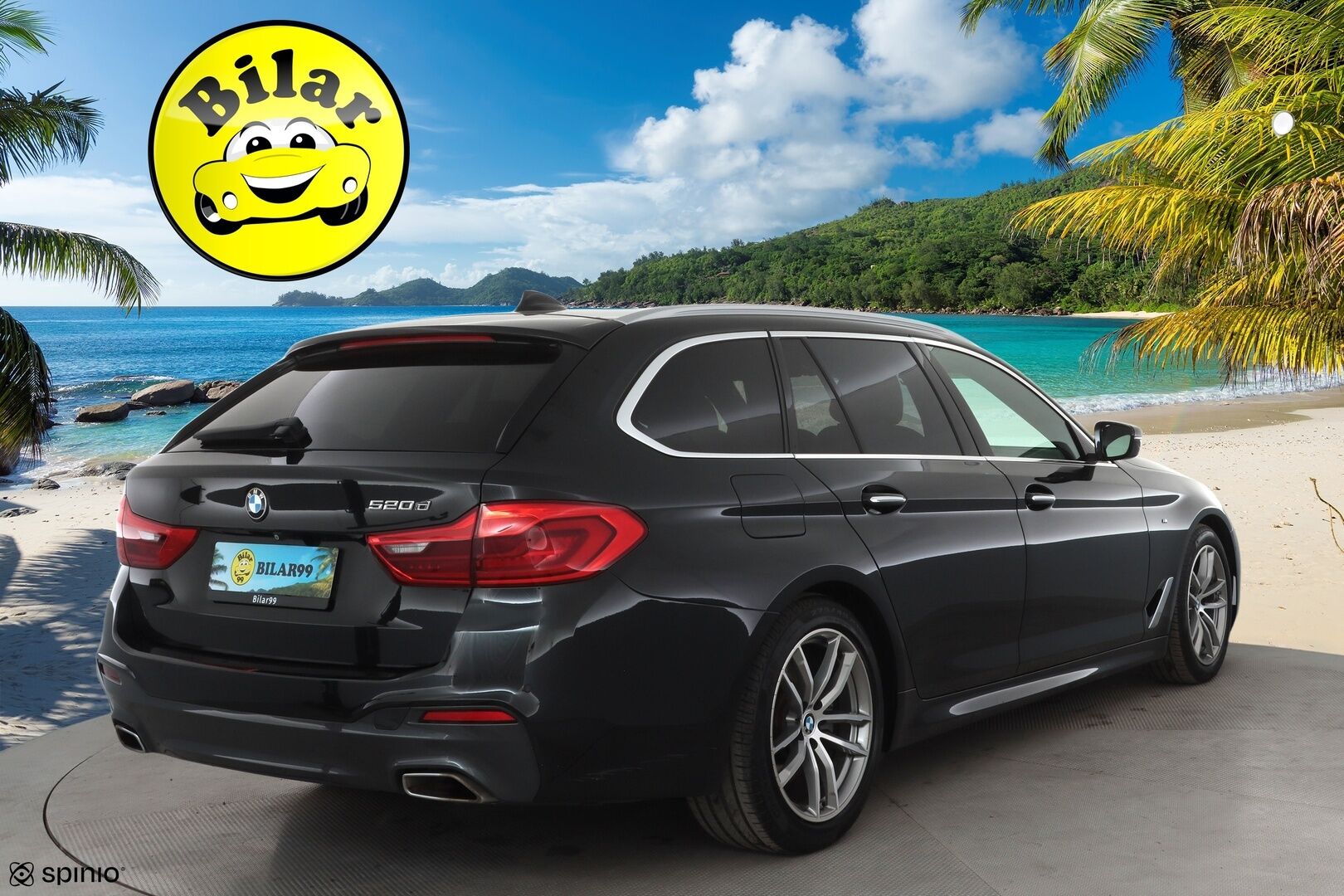 BMW 520 2017 G31 Touring 520d Business - | P.Kamera | LED | Sportpenkki Muistilla | Navi | Kaistavahti | Comfort Access | Navi |