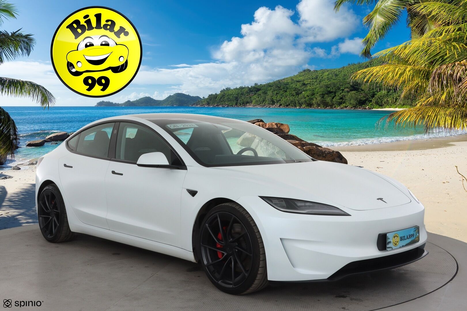 TESLA MODEL 3 2024 78kWh Performance AWD Highland * Lasikatto / Matrix LED / Viihdenäyttö / ILP / Highland-istuimet / P.Kamera * - Akuston esilämmitys / Ilmastoidut nahat / Facelift - HULLUT AVAJAISHULINAT KORKOTARJOUS 3,29 %