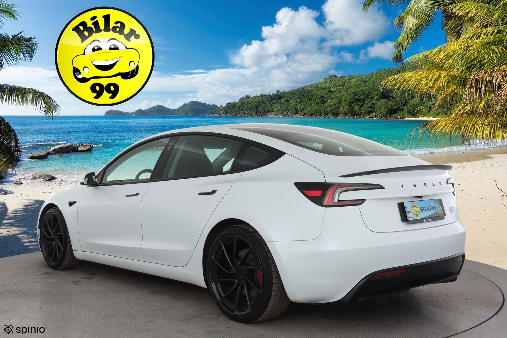 TESLA MODEL 3 2024 78kWh Performance AWD Highland * Lasikatto / Matrix LED / Viihdenäyttö / ILP / Highland-istuimet / P.Kamera * - Akuston esilämmitys / Ilmastoidut nahat / Facelift - HULLUT AVAJAISHULINAT KORKOTARJOUS 3,29 %