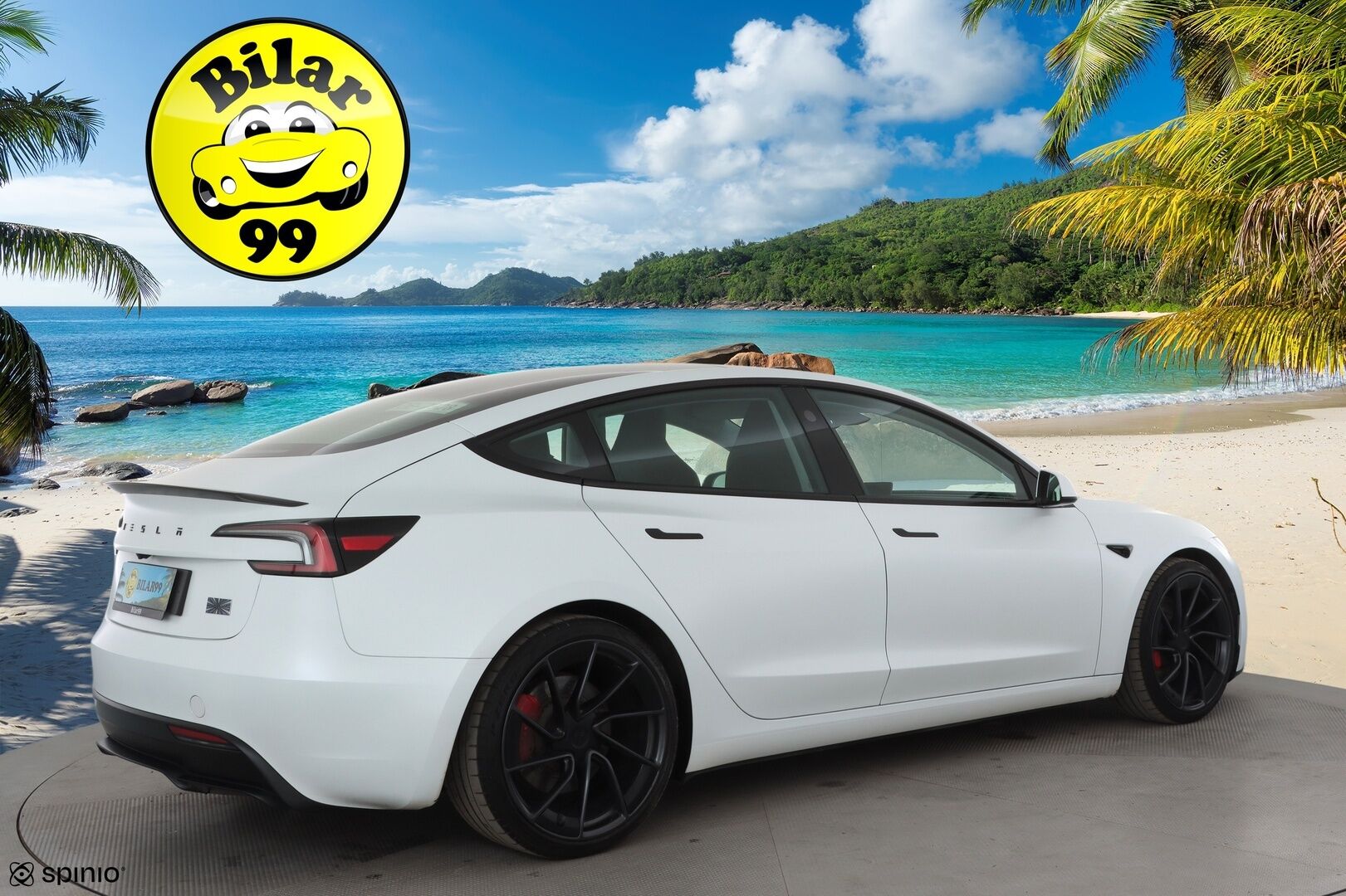 TESLA MODEL 3 2024 78kWh Performance AWD Highland * Lasikatto / Matrix LED / Viihdenäyttö / ILP / Highland-istuimet / P.Kamera * - Akuston esilämmitys / Ilmastoidut nahat / Facelift - HULLUT AVAJAISHULINAT KORKOTARJOUS 3,29 %