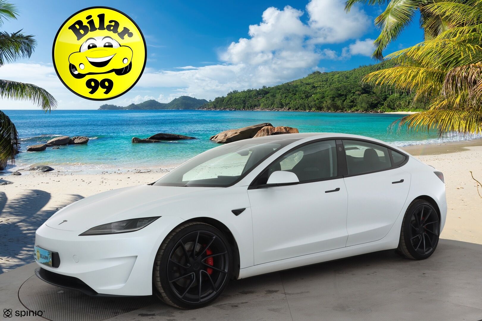 TESLA MODEL 3 2024 78kWh Performance AWD Highland * Lasikatto / Matrix LED / Viihdenäyttö / ILP / Highland-istuimet / P.Kamera * - Akuston esilämmitys / Ilmastoidut nahat / Facelift - HULLUT AVAJAISHULINAT KORKOTARJOUS 3,29 %