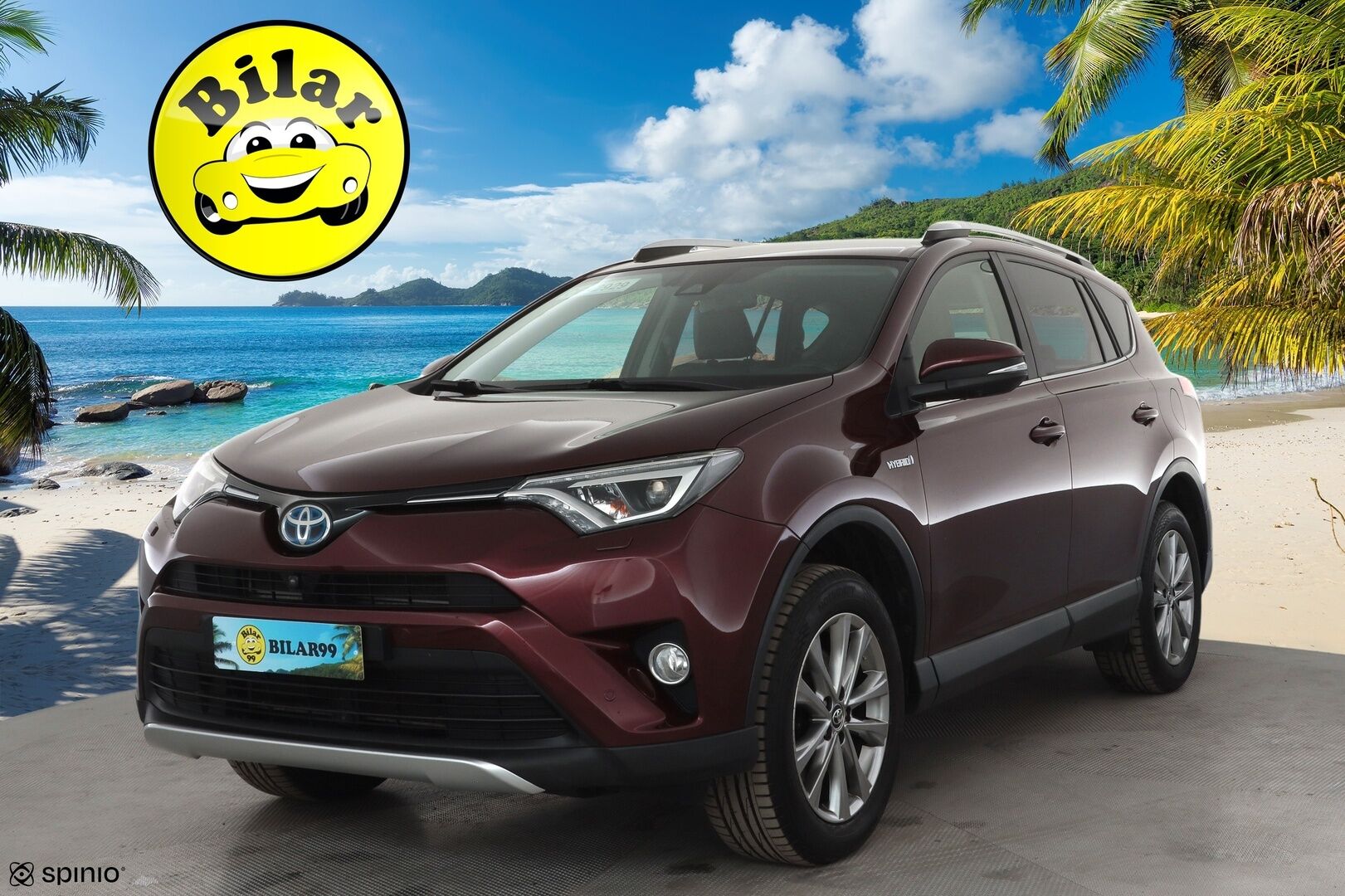 TOYOTA RAV4 2016 2,5 Hybrid AWD Premium - | ACC | Koukku | Kaistavahti | Nahat | Navi | LED | 360° | Keyless | Sähköpenkki |