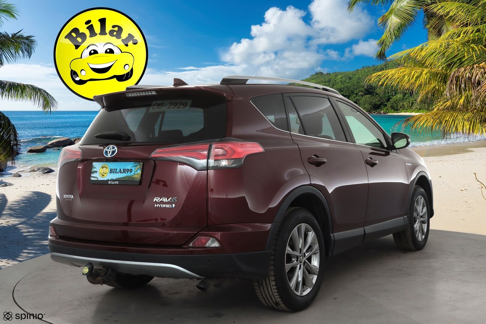 TOYOTA RAV4 2016 2,5 Hybrid AWD Premium - | ACC | Koukku | Kaistavahti | Nahat | Navi | LED | 360° | Keyless | Sähköpenkki |