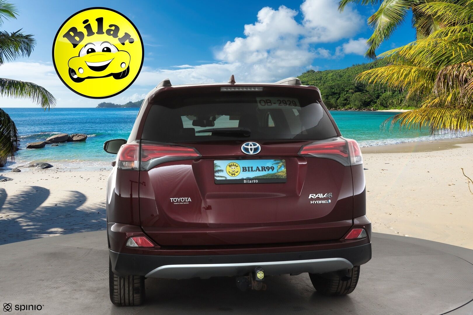 TOYOTA RAV4 2016 2,5 Hybrid AWD Premium - | ACC | Koukku | Kaistavahti | Nahat | Navi | LED | 360° | Keyless | Sähköpenkki |