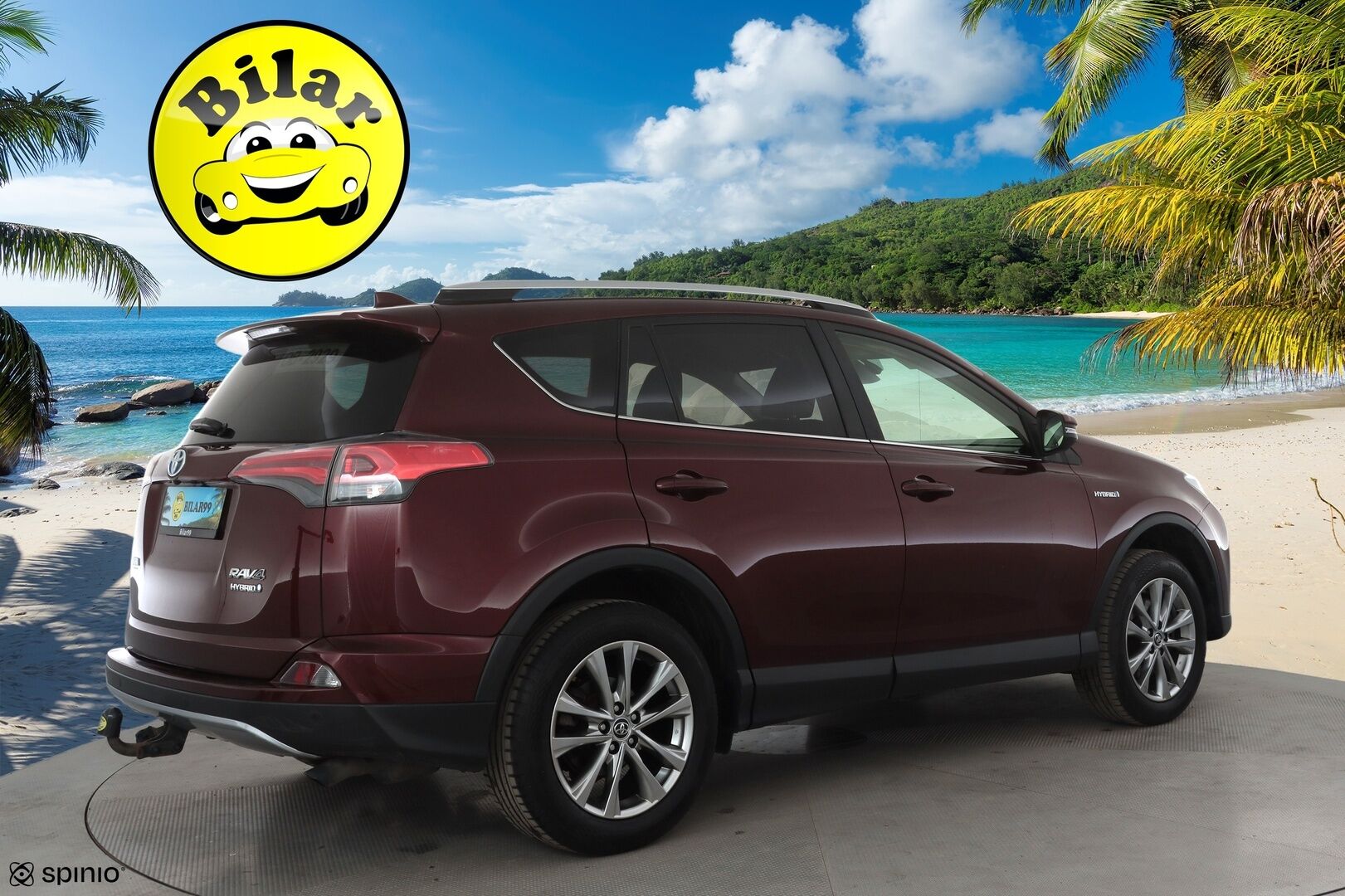 TOYOTA RAV4 2016 2,5 Hybrid AWD Premium - | ACC | Koukku | Kaistavahti | Nahat | Navi | LED | 360° | Keyless | Sähköpenkki |