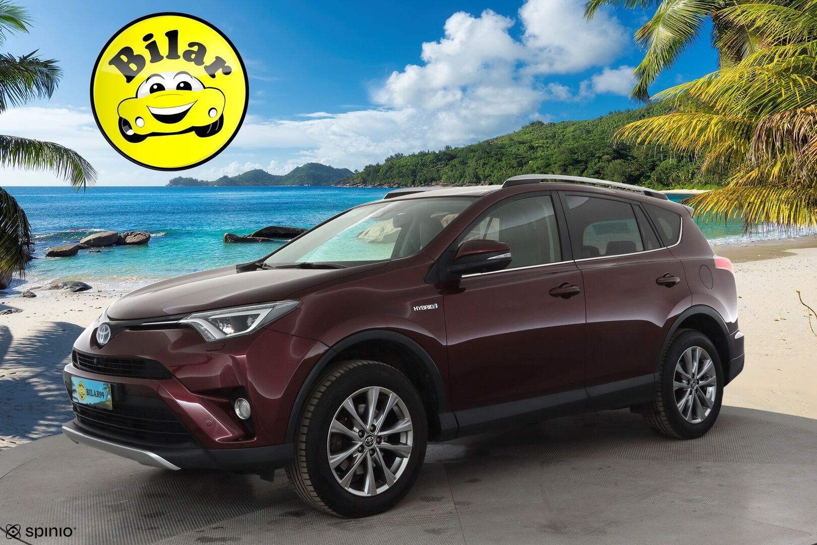 TOYOTA RAV4 2016 2,5 Hybrid AWD Premium - | ACC | Koukku | Kaistavahti | Nahat | Navi | LED | 360° | Keyless | Sähköpenkki |
