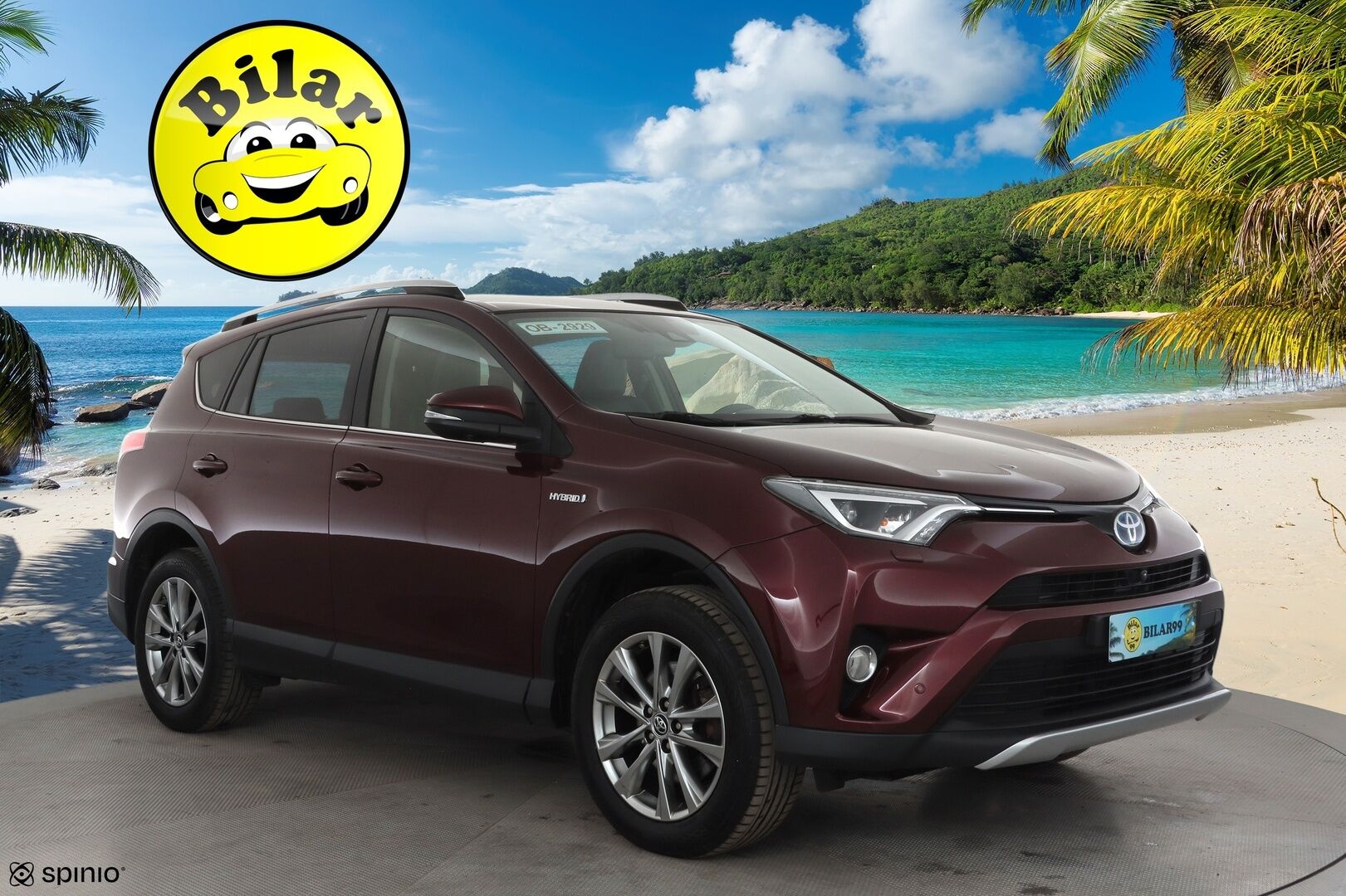 TOYOTA RAV4 2016 2,5 Hybrid AWD Premium - | ACC | Koukku | Kaistavahti | Nahat | Navi | LED | 360° | Keyless | Sähköpenkki |