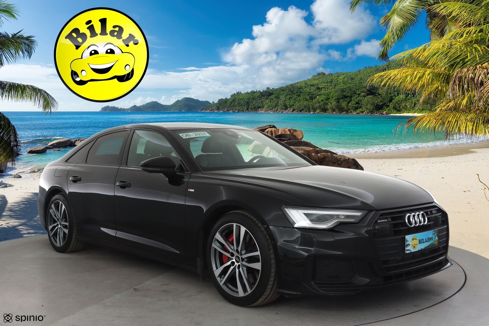 AUDI A6 2023 50TFSIe Quattro S-Line - | Merkkihuollettu | ACC | Koukku | B&O | Sporttipenkit | Matrix LED | Navi | Ratinlämmitin |