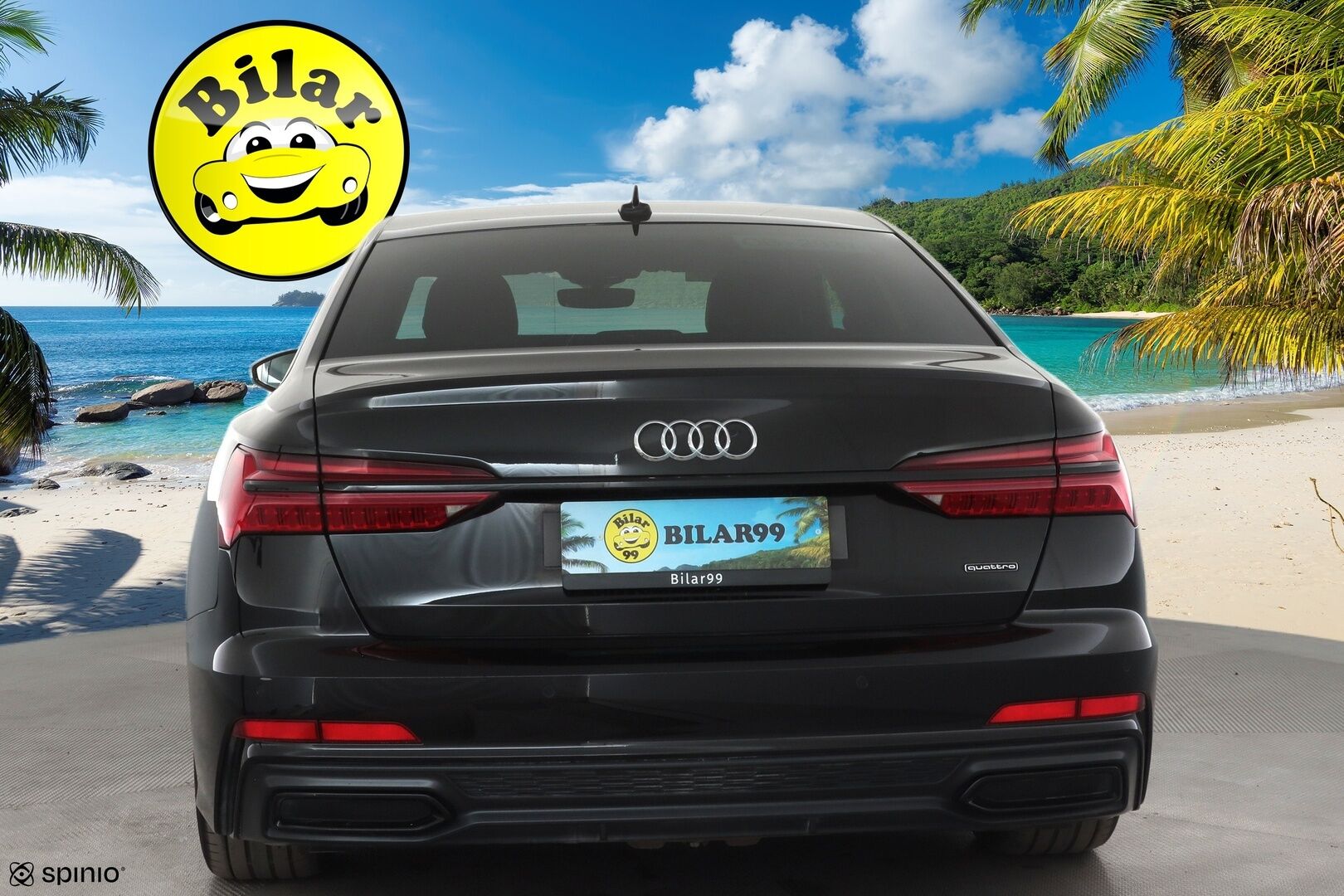 AUDI A6 2023 50TFSIe Quattro S-Line - | Merkkihuollettu | ACC | Koukku | B&O | Sporttipenkit | Matrix LED | Navi | Ratinlämmitin |
