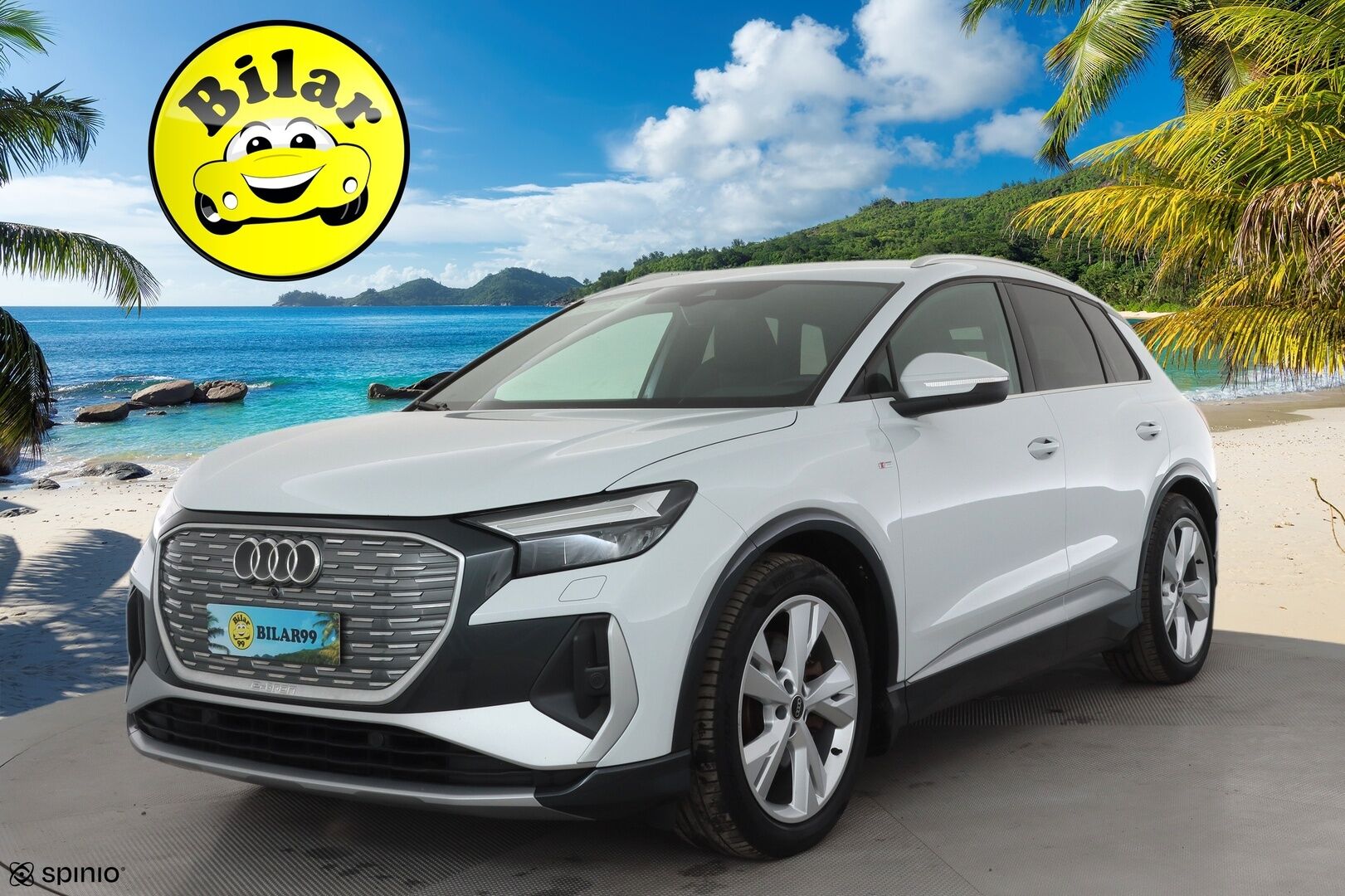 AUDI Q4 E-TRON 2023 40 e-tron S line - ACC | ILP | Koukku | P.Kamera | Sporttipenkit | Apple&Android | SoH 94.5 % | Merkkihuollettu | Kahdet OEM vanteet