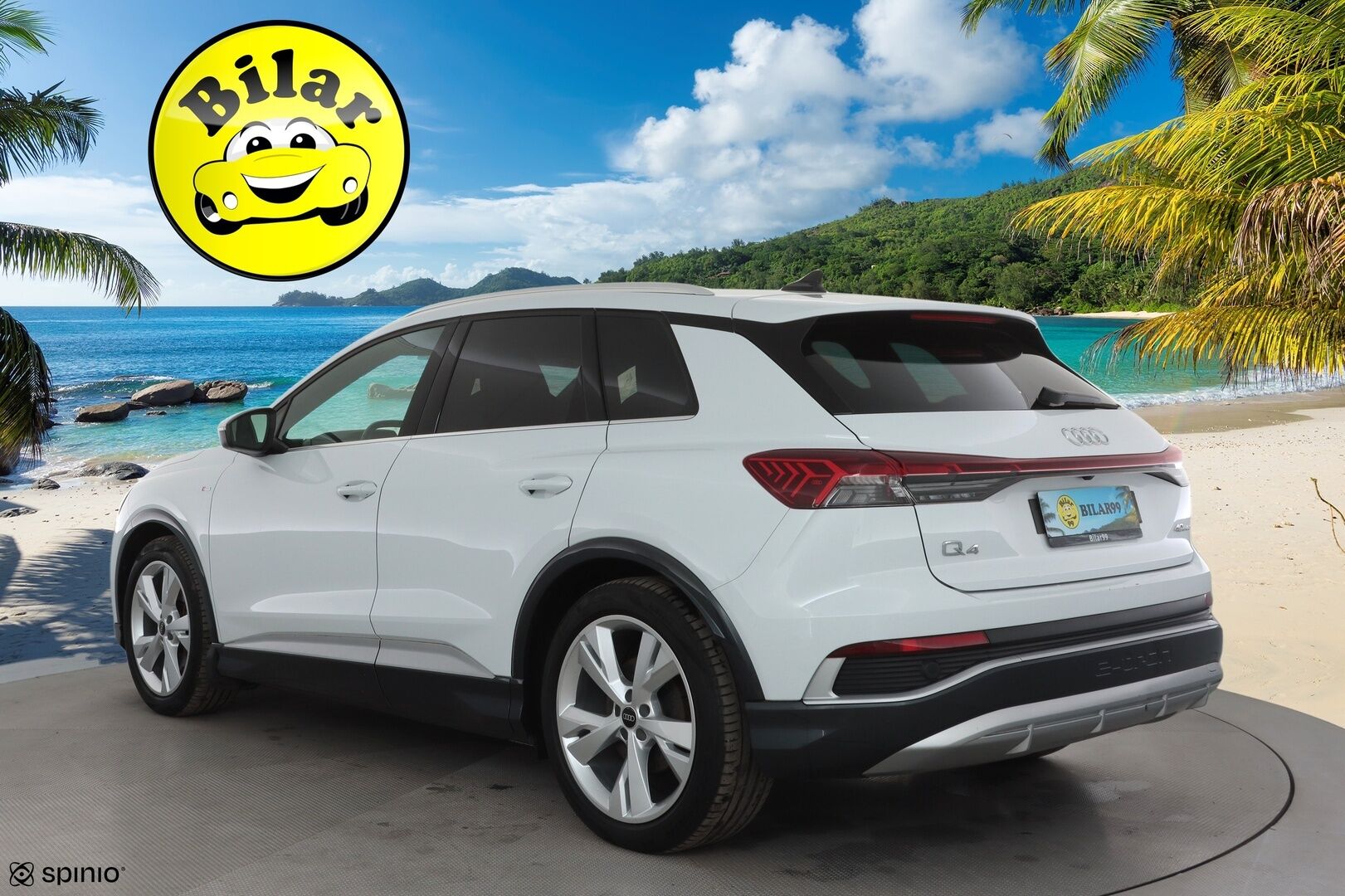AUDI Q4 E-TRON 2023 40 e-tron S line - ACC | ILP | Koukku | P.Kamera | Sporttipenkit | Apple&Android | SoH 94.5 % | Merkkihuollettu | Kahdet OEM vanteet