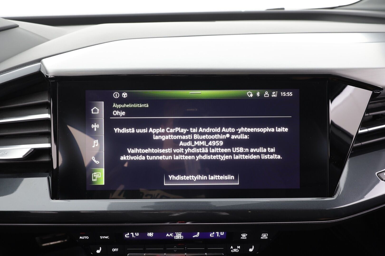 AUDI Q4 E-TRON 2023 40 e-tron S line - ACC | ILP | Koukku | P.Kamera | Sporttipenkit | Apple&Android | SoH 94.5 % | Merkkihuollettu | Kahdet OEM vanteet
