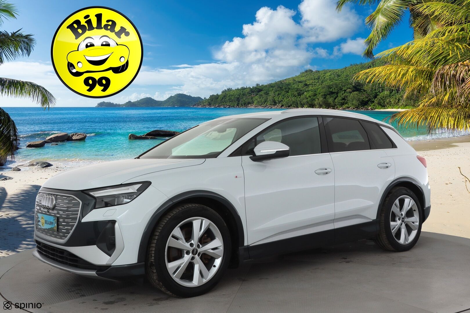 AUDI Q4 E-TRON 2023 40 e-tron S line * ACC / ILP / Koukku / P.Kamera / Sporttipenkit / LED / Apple&Android * - Kahdet Renkaat - HULLUT AVAJAISHULINAT KORKOTARJOUS 3,29 %