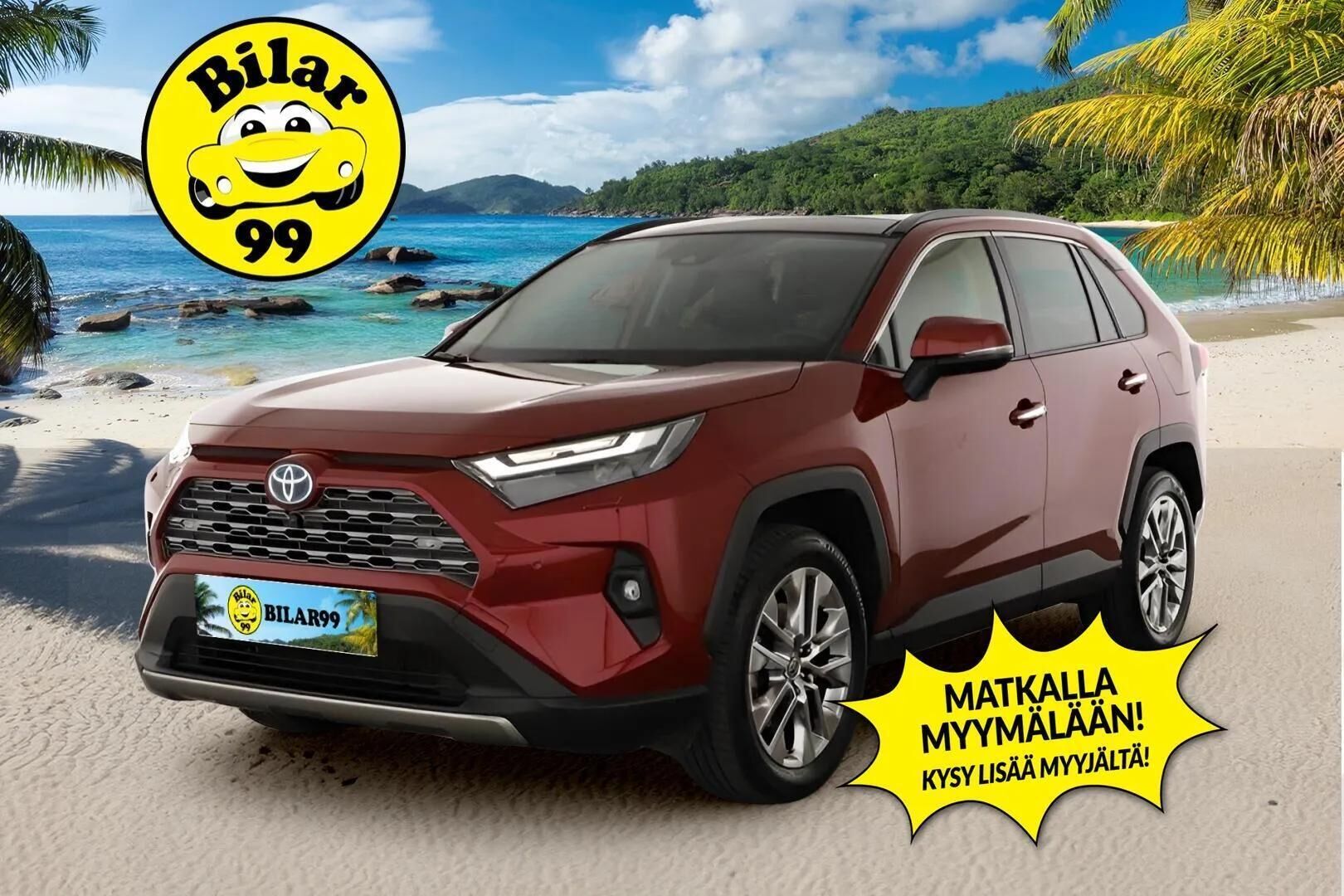 TOYOTA RAV4 2023 2.5 Hybrid AWD-i Premium ** Panorama / Ilmast. nahat / P-Kamera / LED ** - Facelift / Digimittari / 2x renkaat - HULLUT AVAJAISHULINAT KORKOTARJOUS 3,29 %