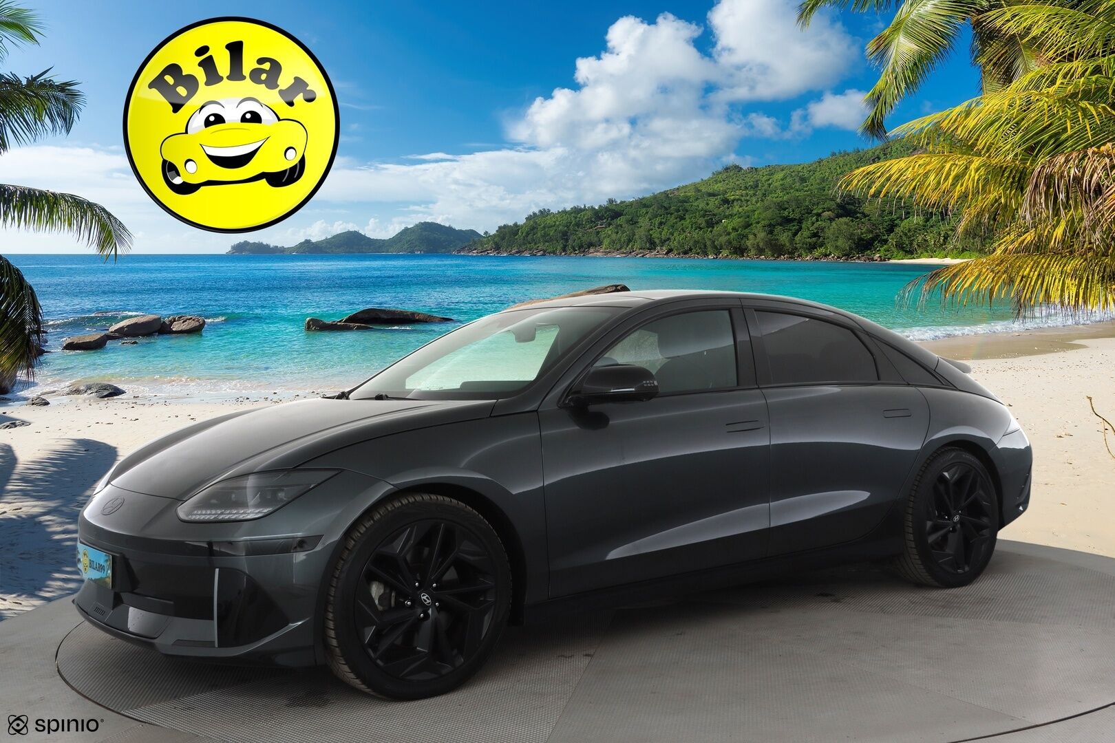 HYUNDAI IONIQ 6 2023 First Edition 4WD 77kWh - | ACC | HUD | Bose | ILP | 360° | Kattoluukku | Matrix LED | Muistipenkki | Navi / Keyless |