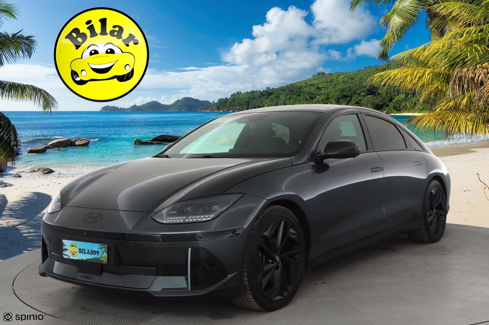 HYUNDAI IONIQ 6 2023 First Edition 4WD 77kWh - | ACC | HUD | Bose | ILP | 360° | Kattoluukku | Matrix LED | Muistipenkki | Navi / Keyless |