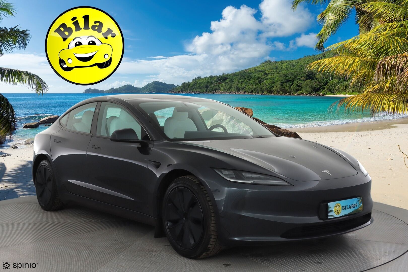 TESLA MODEL 3 2024 Long Range AWD Highland - | ILP | Lasikatto | Premium Audio | Ilmastoidut nahat | Matrix LED | Viihdenäyttö | P.Kamera | Valkoiset nahat | Facelift |