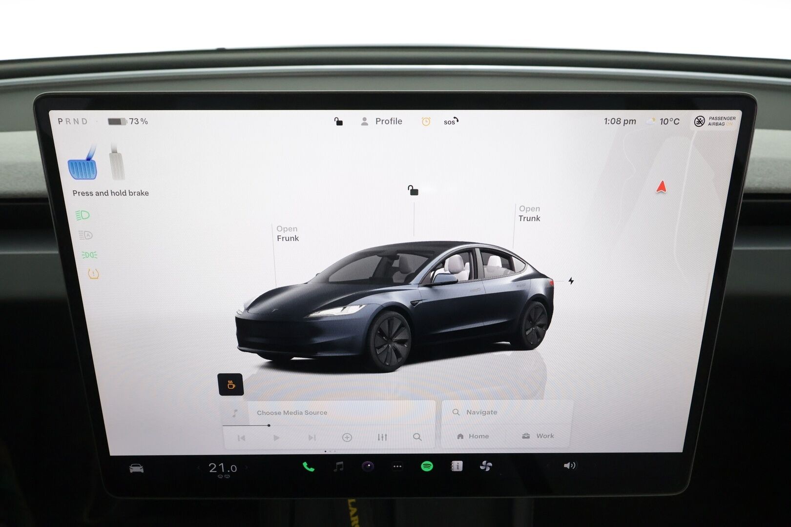 TESLA MODEL 3 2024 Long Range AWD Highland - | ILP | Lasikatto | Premium Audio | Ilmastoidut nahat | Matrix LED | Viihdenäyttö | P.Kamera | Valkoiset nahat | Facelift |