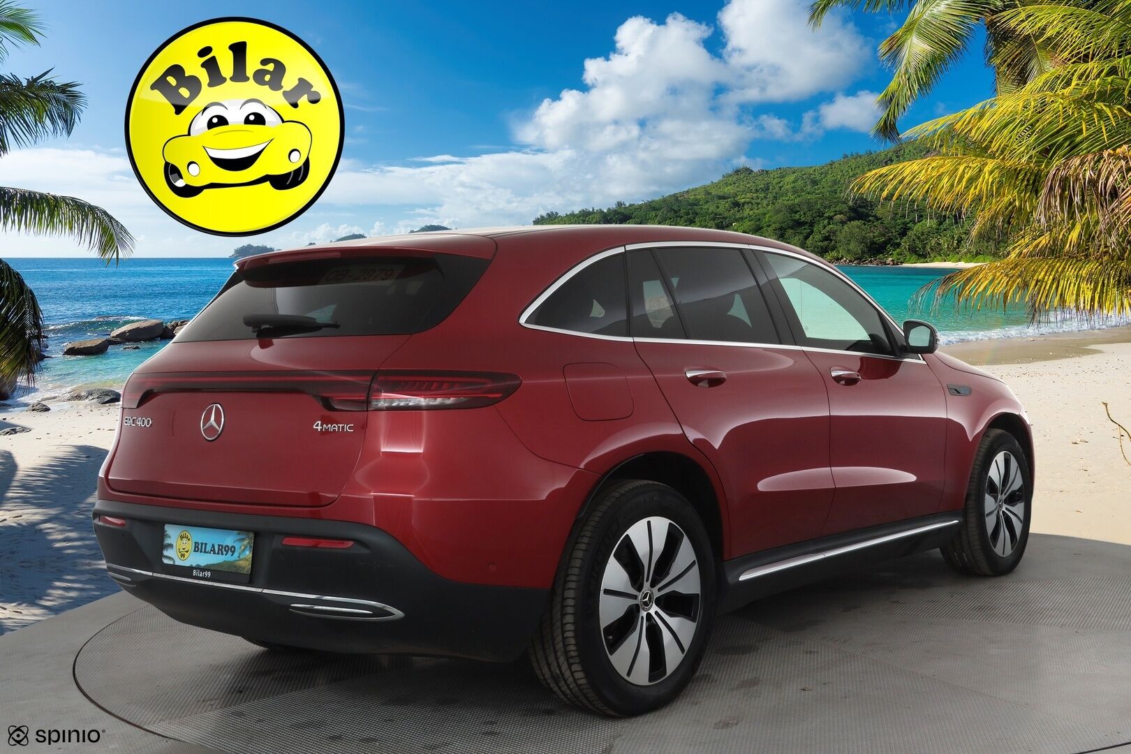 MERCEDES-BENZ EQC 2021 400 4Matic - Distronic+ | Muistipenkit | 360° | Midline | Multibeam | AMG-Sisäpaketti | Navi | Keyless | Tuplalasit | SoH 97,8% | Kahdet renkaat aluvanteilla | Juuri merkkihuollettu