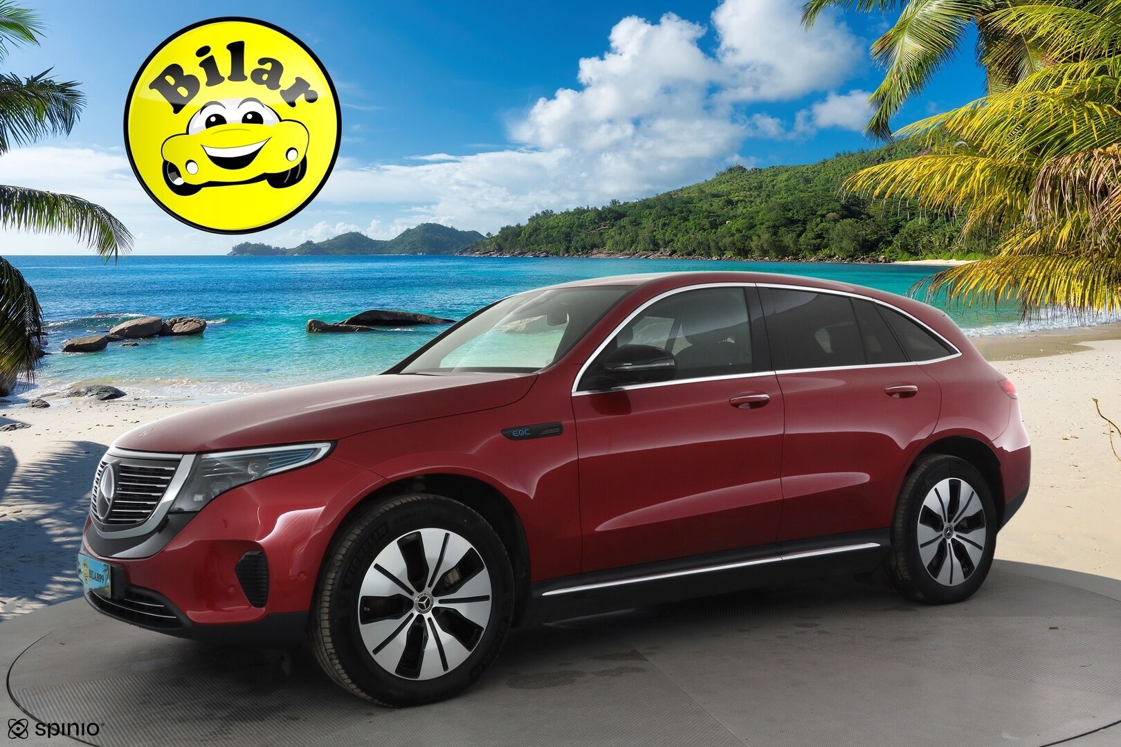 MERCEDES-BENZ EQC 2021 400 4Matic - Distronic+ | Muistipenkit | 360° | Midline | Multibeam | AMG-Sisäpaketti | Navi | Keyless | Tuplalasit | SoH 97,8% | Kahdet renkaat aluvanteilla | Juuri merkkihuollettu