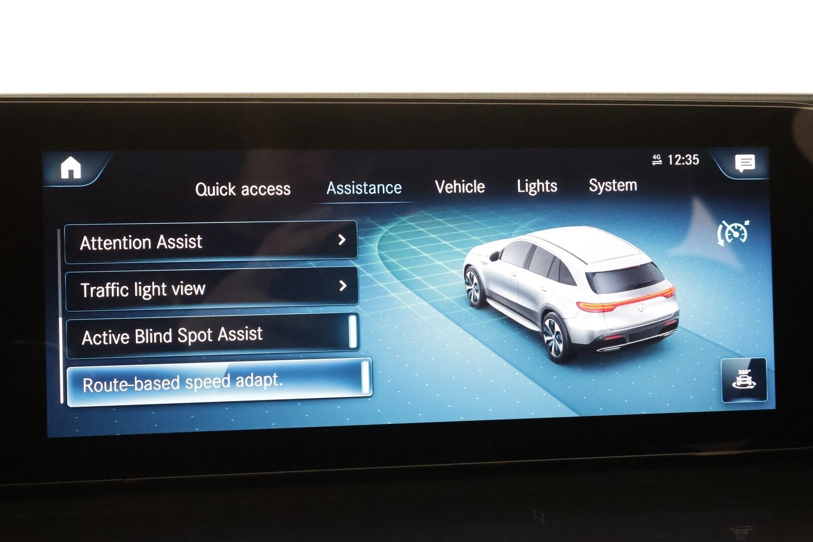 MERCEDES-BENZ EQC 2021 400 4Matic - Distronic+ | Muistipenkit | 360° | Midline | Multibeam | AMG-Sisäpaketti | Navi | Keyless | Tuplalasit | SoH 97,8% | Kahdet renkaat aluvanteilla | Juuri merkkihuollettu