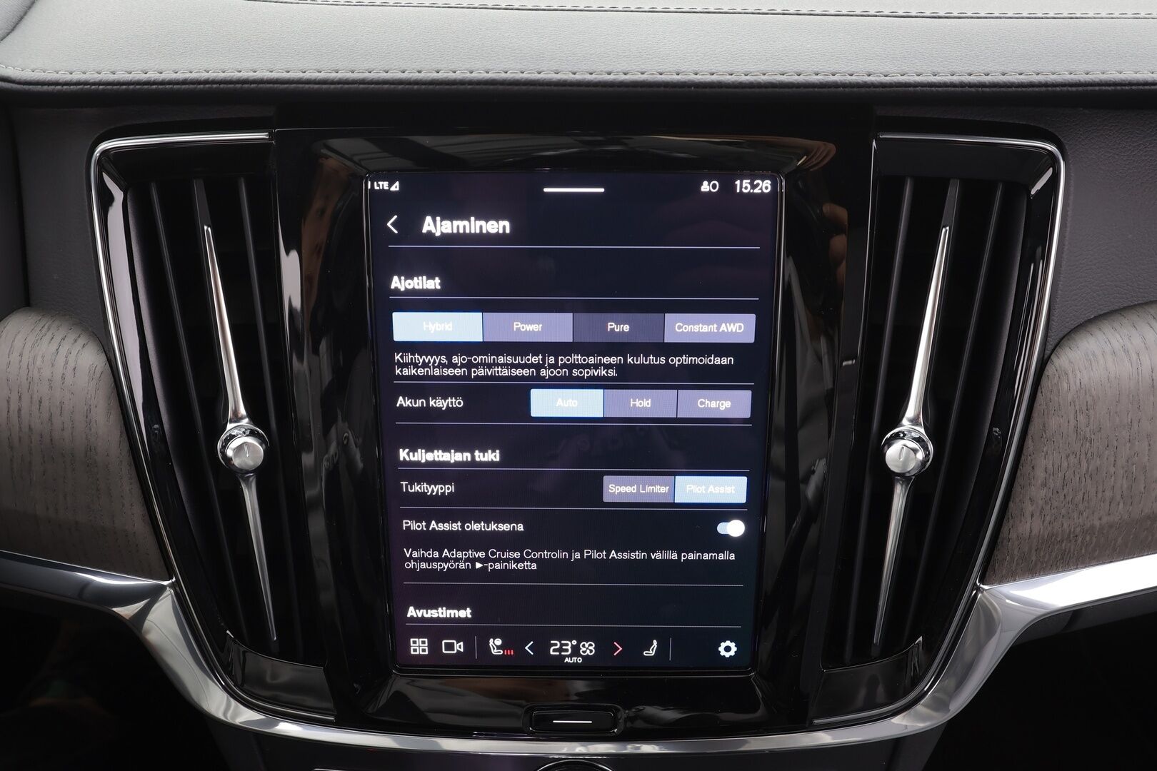 Volvo V90 2023 T6 AWD Long Range Plus Dark aut - | Lisälämmitin | H&K | ACC | Full-LED | 360 | Sporttipenkit Muistilla | Kaistavahti | Keyless |