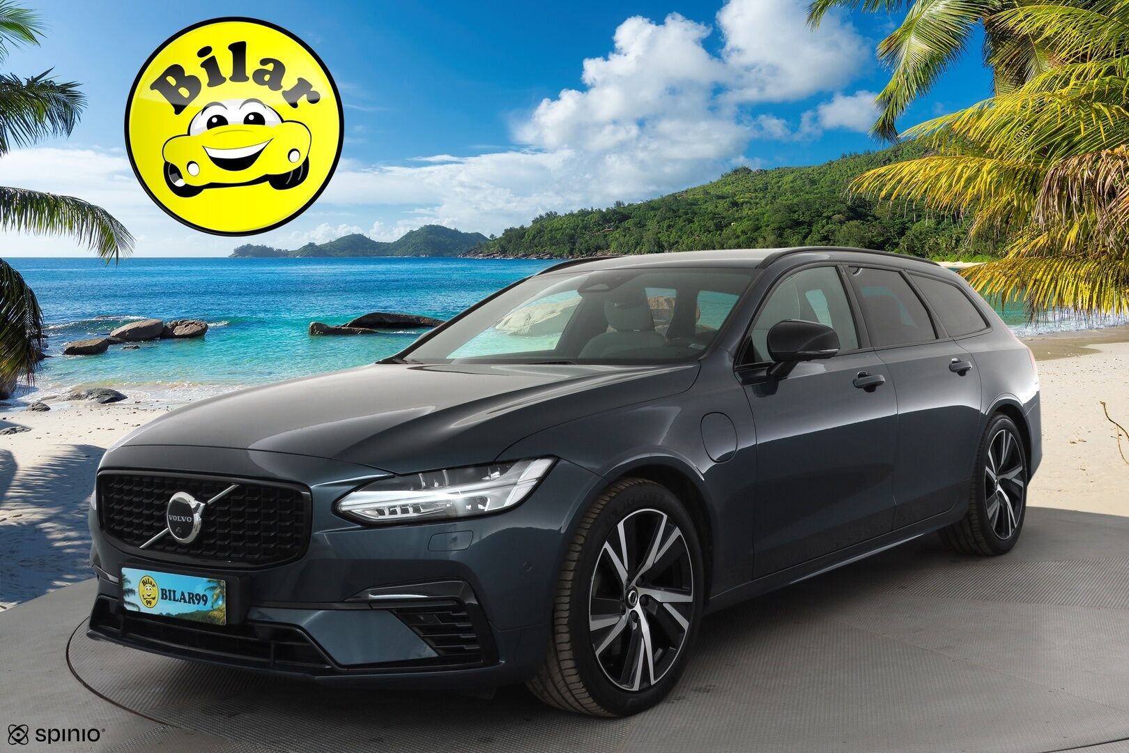Volvo V90 2023 T6 AWD Long Range Plus Dark aut - | Lisälämmitin | H&K | ACC | Full-LED | 360 | Sporttipenkit Muistilla | Kaistavahti | Keyless |