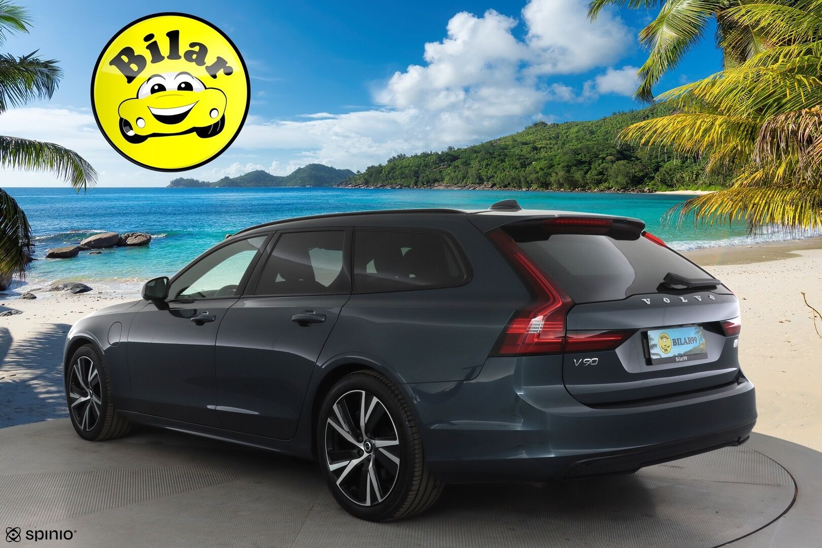 Volvo V90 2023 T6 AWD Long Range Plus Dark aut - | Lisälämmitin | H&K | ACC | Full-LED | 360 | Sporttipenkit Muistilla | Kaistavahti | Keyless |