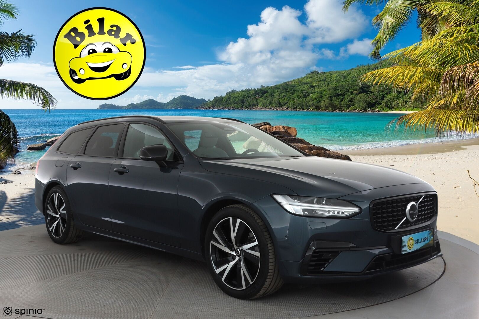 Volvo V90 2023 T6 AWD Long Range Plus Dark aut - | Lisälämmitin | H&K | ACC | Full-LED | 360 | Sporttipenkit Muistilla | Kaistavahti | Keyless |