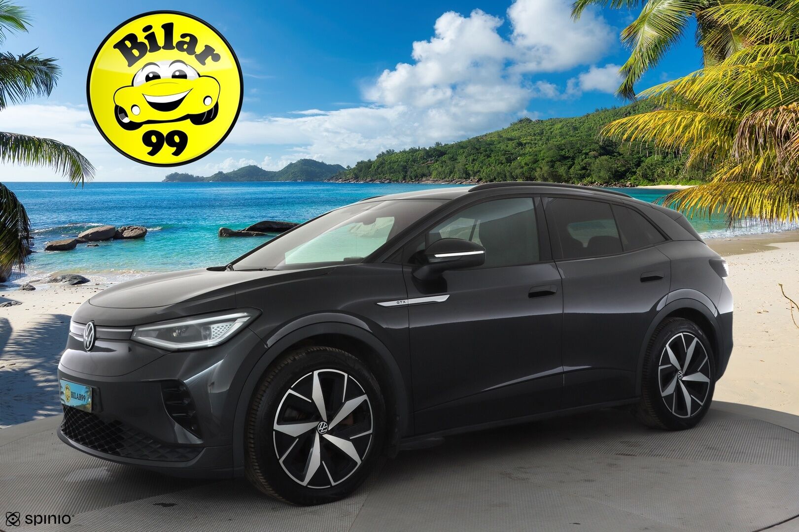 VOLKSWAGEN ID.4 2022 GTX Dual Motor 220kW * ILP / Koukku / ACC / Matrix / P.Kamera / Kaistavahti / Navi / Keyless * - Kahdet renkaat aluvanteilla / 2x Latauskaapelit / Merkkihuollot