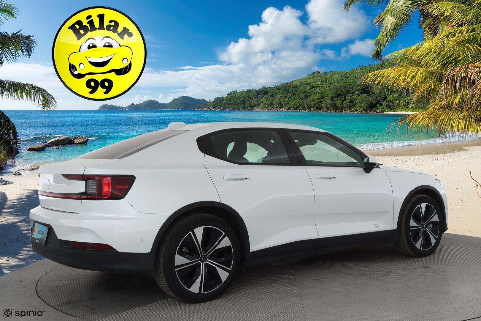 POLESTAR 2 2023 Long Range Single Motor, 170kW * ILP / Lasikatto / H&K / ACC / LED / 360 / Sportpenkki Muistilla / Navi / Keyless * - 2x Latauskaapelit / Kahdet renkaat aluvanteilla