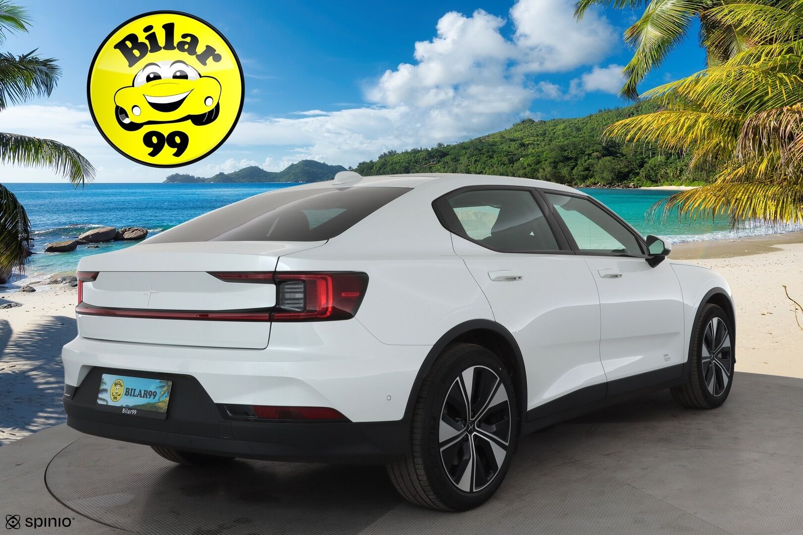 POLESTAR 2 2023 Long Range Single Motor, 170kW * ILP / Lasikatto / H&K / ACC / LED / 360 / Sportpenkki Muistilla / Navi / Keyless * - 2x Latauskaapelit / Kahdet renkaat aluvanteilla