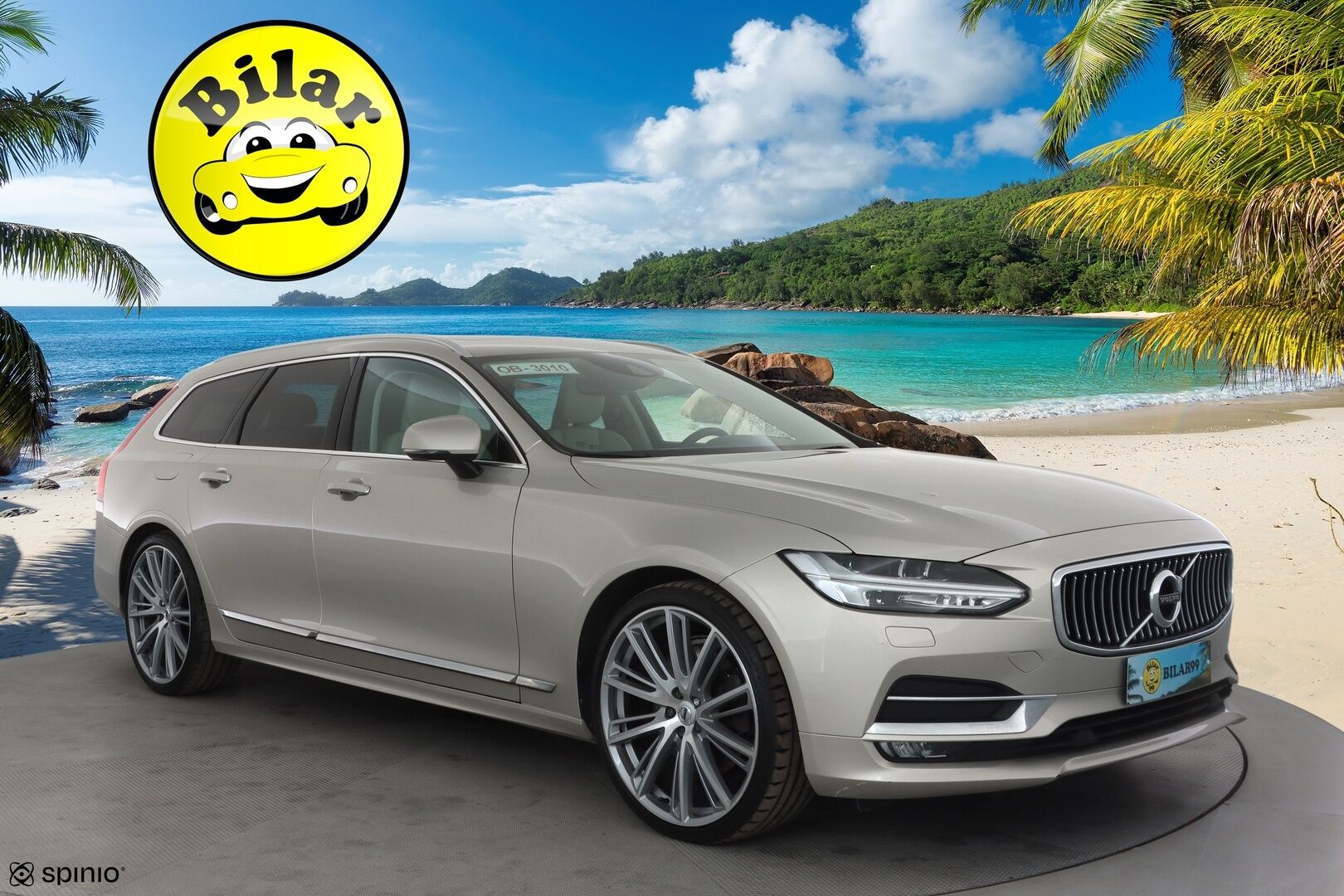 Volvo V90 2019 T6 AWD Inscription aut. - | Harvinainen puhdas bensa! | Pilot assist | Koukku | Webasto | HUD | Panorama | Full-LED | P-kamera | Sporttipenkit |