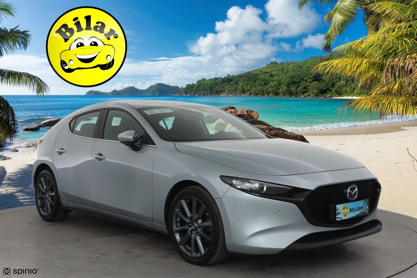 MAZDA 3 2022 Hatchback 2.0 (150hv) M Hybrid e-Skyactiv-G Blackout Edition - Adapt.Vakkari | HUD | Navi | LED | Peruutuskamera | Merkkihuollot | KeylessGo | Adapt.LED | Ratinlämmitys | Huippuvarusteet! 