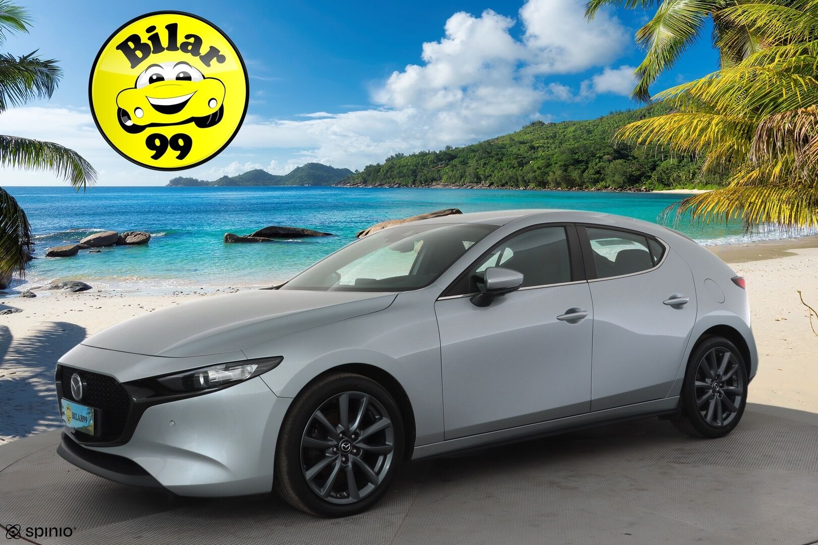 MAZDA 3 2022 Hatchback 2.0 (150hv) M Hybrid e-Skyactiv-G * ACC / HUD / Navi / LED / P.Kamera / Keyless / Ratinlämmitin * - Merkkihuollettu 