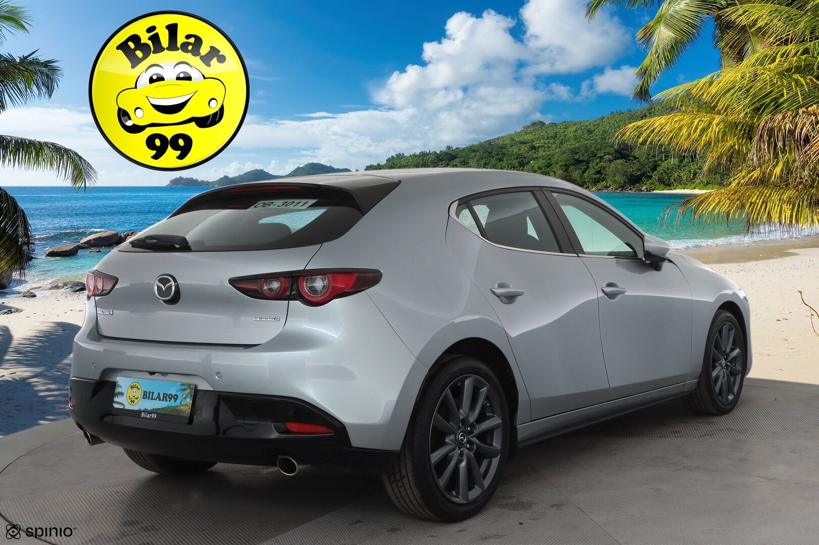 MAZDA 3 2022 Hatchback 2.0 (150hv) M Hybrid e-Skyactiv-G * ACC / HUD / Navi / LED / P.Kamera / Keyless / Ratinlämmitin * - Merkkihuollettu 