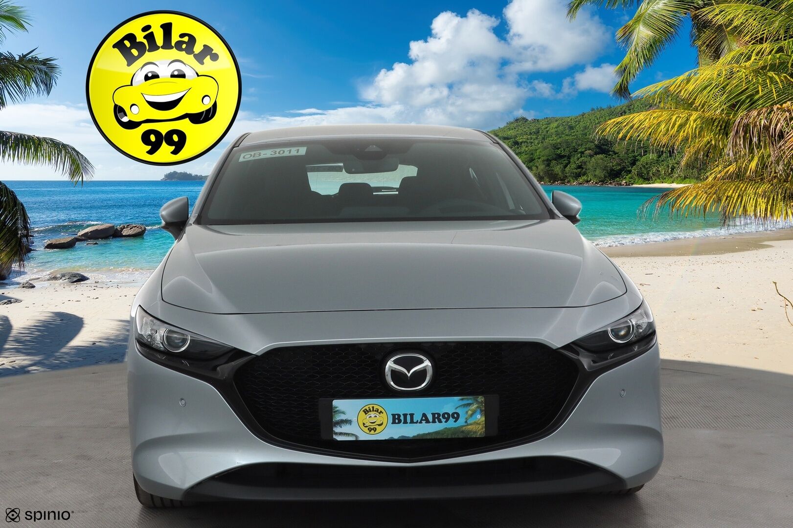 MAZDA 3 2022 Hatchback 2.0 (150hv) M Hybrid e-Skyactiv-G * ACC / HUD / Navi / LED / P.Kamera / Keyless / Ratinlämmitin * - Merkkihuollettu 