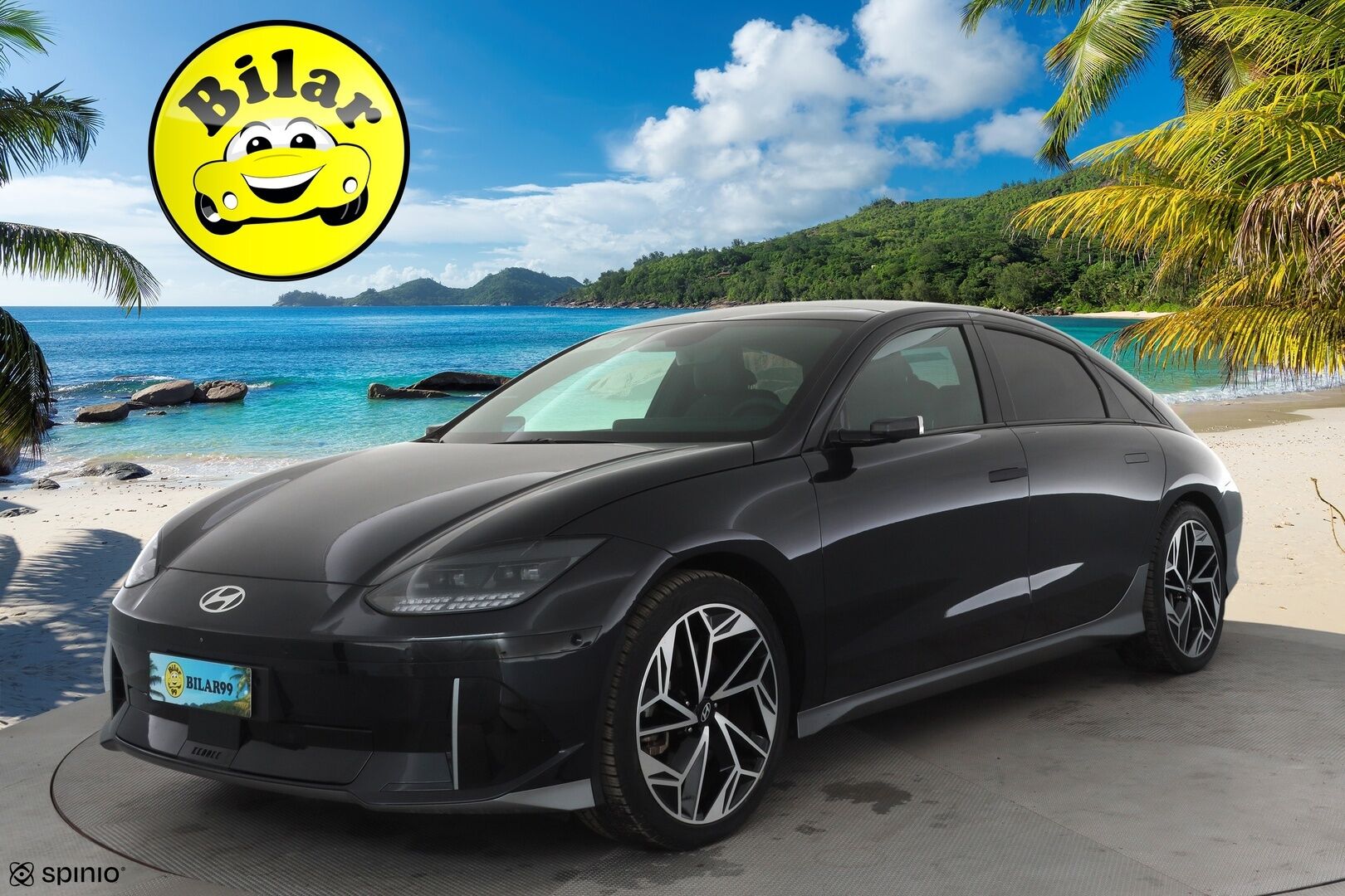 HYUNDAI IONIQ 6 2025 77 kWh 325 hv AWD Ultimate * ACC / ILP / Bose / 360° / Ilmastoidut nahat / Muistipenkki * - ALV-vähennyskelpoinen
