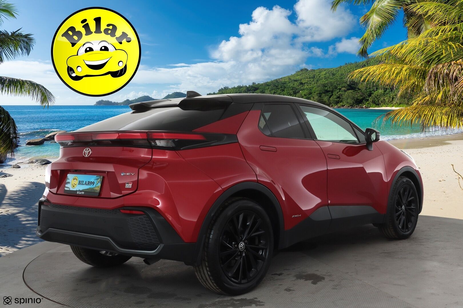 Toyota C-HR 2024 2,0 Hybrid AWD-i GR SPORT - | HUD | JBL | Adapt.vakkari | P.kamera | Muistipenkki |Sporttipenkit |  Navi | KeylessGo | Kahdet renkaat aluvanteilla | Merkkihuollettu