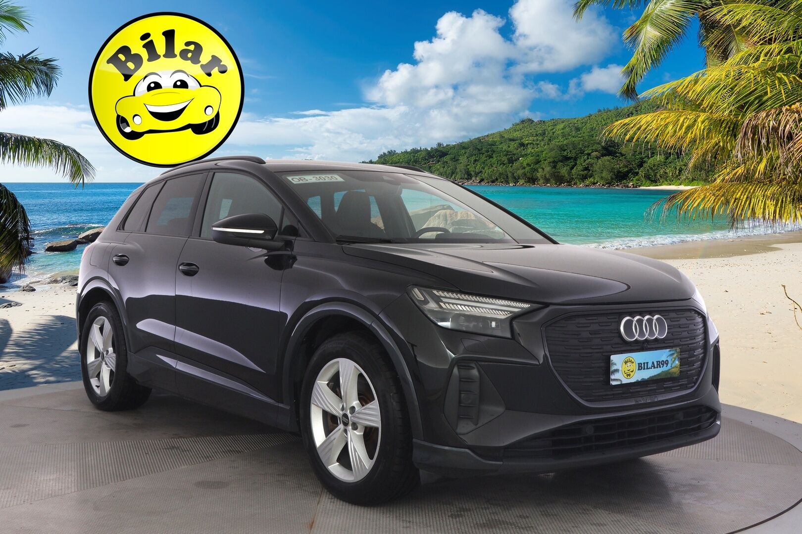 AUDI Q4 E-TRON 2024 82kWh 50 e-tron Quattro - ACC | SONOS | ILP | Koukku | Matrix | Nahat | Sähköpenkki | P.kamera