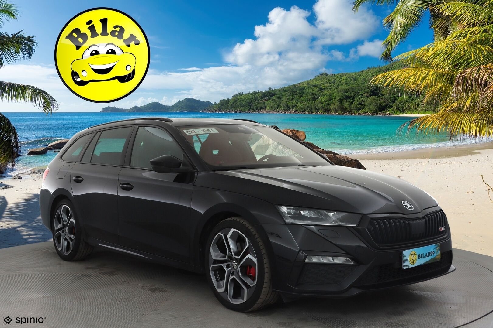 SKODA OCTAVIA 2023 Combi 2,0 TDI 200 4x4 RS DSG Autom. - | Panorama | Webasto | Matrix | ACC | HUD | Hierovat Sporttipenkit Muistilla | P.Kamera | Kaistavahti | Navi | Keyless | Kahdet renkaat |