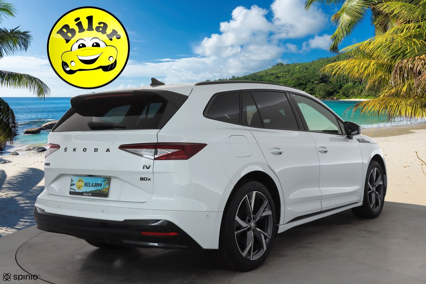 SKODA ENYAQ 2023 80x 4x4 SportLine iV - | ACC | ILP | Skoda crystal Matrix-LED | Canton | HUD | Muistipenkit |         360-Kamera | Puolinahat | Keyless | 