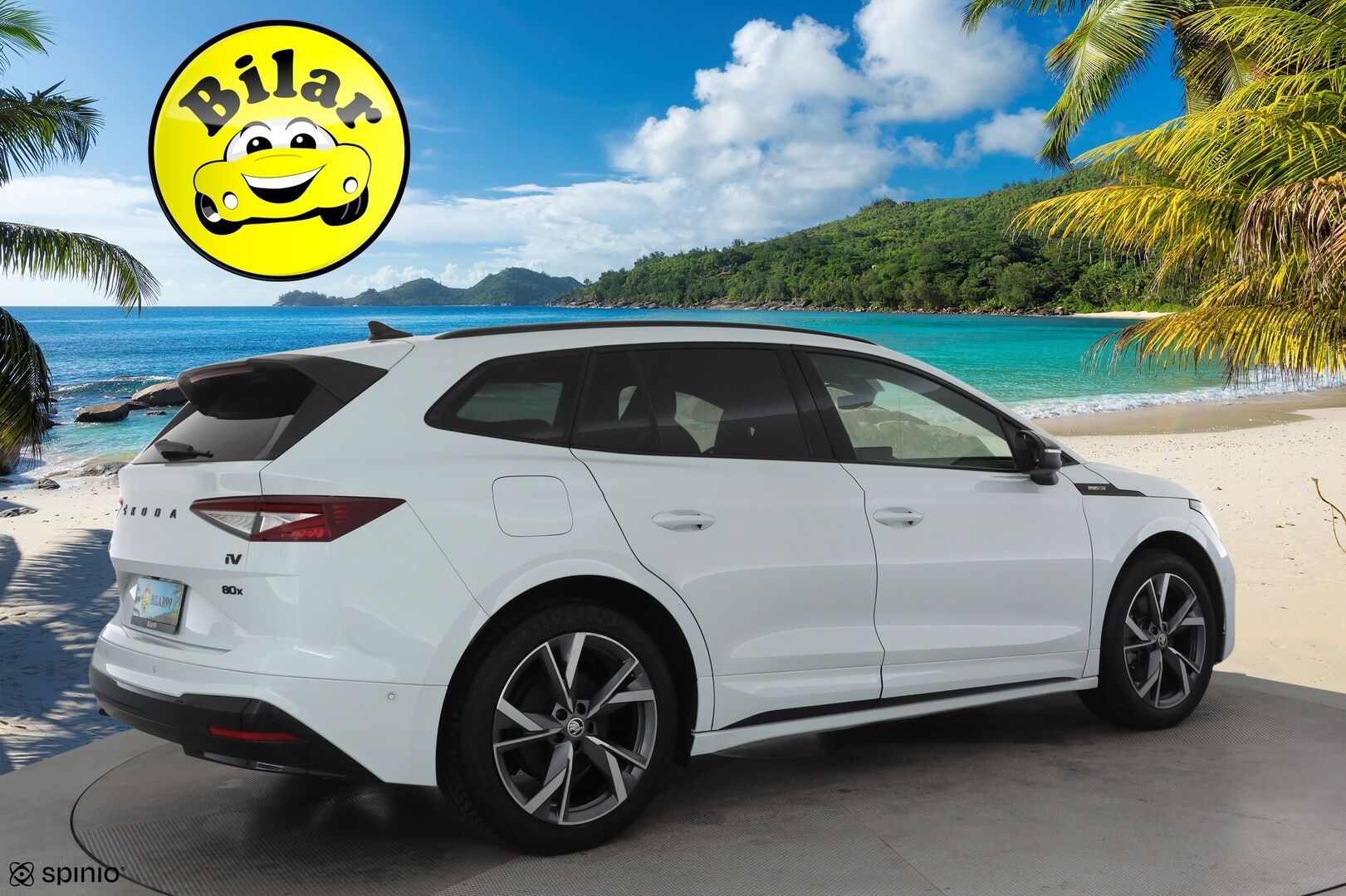 SKODA ENYAQ 2023 80x 4x4 SportLine iV - | ACC | ILP | Skoda crystal Matrix-LED | Canton | HUD | Muistipenkit |         360-Kamera | Puolinahat | Keyless | 