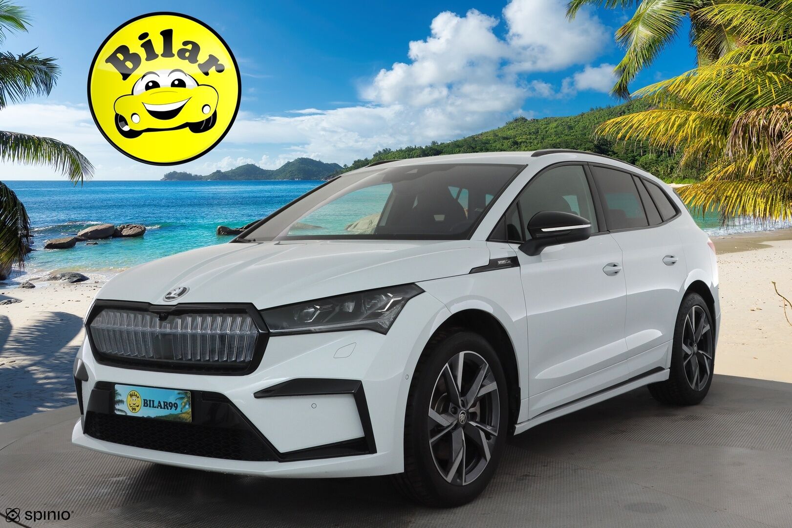 SKODA ENYAQ 2023 80x 4x4 SportLine iV - | ACC | ILP | Skoda crystal Matrix-LED | Canton | HUD | Muistipenkit |         360-Kamera | Puolinahat | Keyless | 