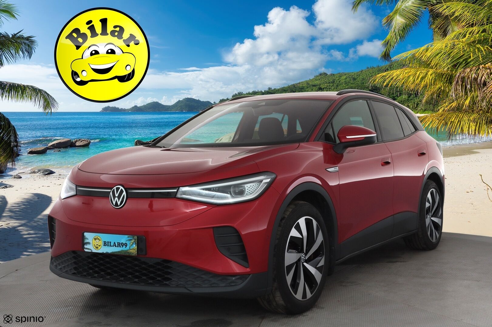 VOLKSWAGEN ID.4 2023 Pro Performance 150 kW, akku 77 kWh - | ACC | ILP | Koukku | IQ.Light | P.Kamera | Navi | Keyless | Ratinlämmitin | Ambient | Kahdet renkaat aluvanteilla | Merkkihuollettu |