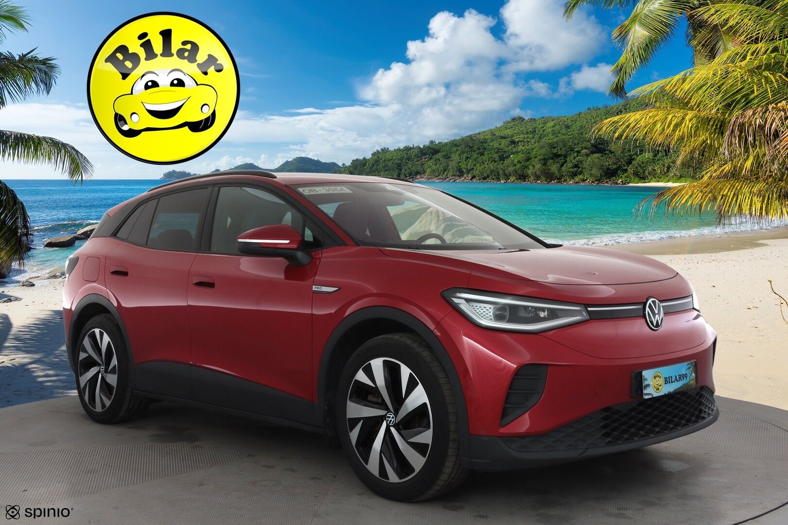 VOLKSWAGEN ID.4 2023 Pro Performance 150 kW, akku 77 kWh - | ACC | ILP | Koukku | IQ.Light | P.Kamera | Navi | Keyless | Ratinlämmitin | Ambient | Kahdet renkaat aluvanteilla | Merkkihuollettu |