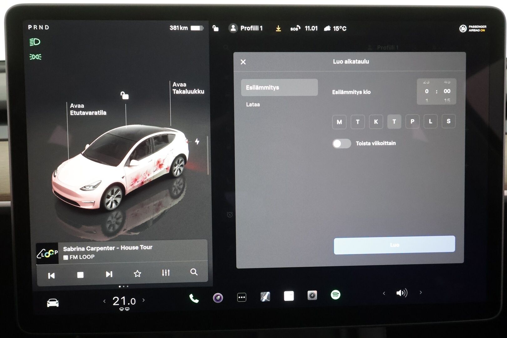 TESLA MODEL Y 2023 Long Range AWD  - | Koukku | ILP | Lasikatto | ACC | Matrix-LED | P.Kamera | Muistipenkki | Premium Audio | Kaistavahti | Navi | Keyless | 2x Latauskaapelit | Kahdet renkaat | 