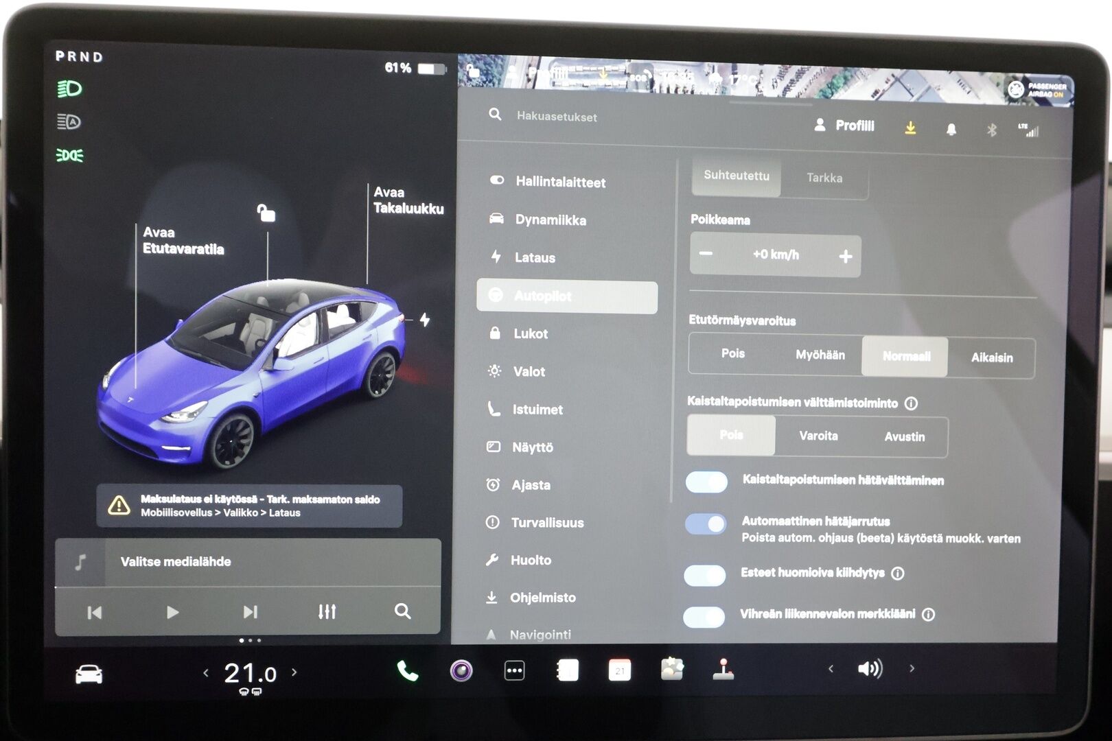 TESLA MODEL Y 2021 Long Range Dual Motor  - | ACC | ILP | EAP | Matrix | Panorama | Valkoiset nahat | Premium audio | Muistipenkki | 