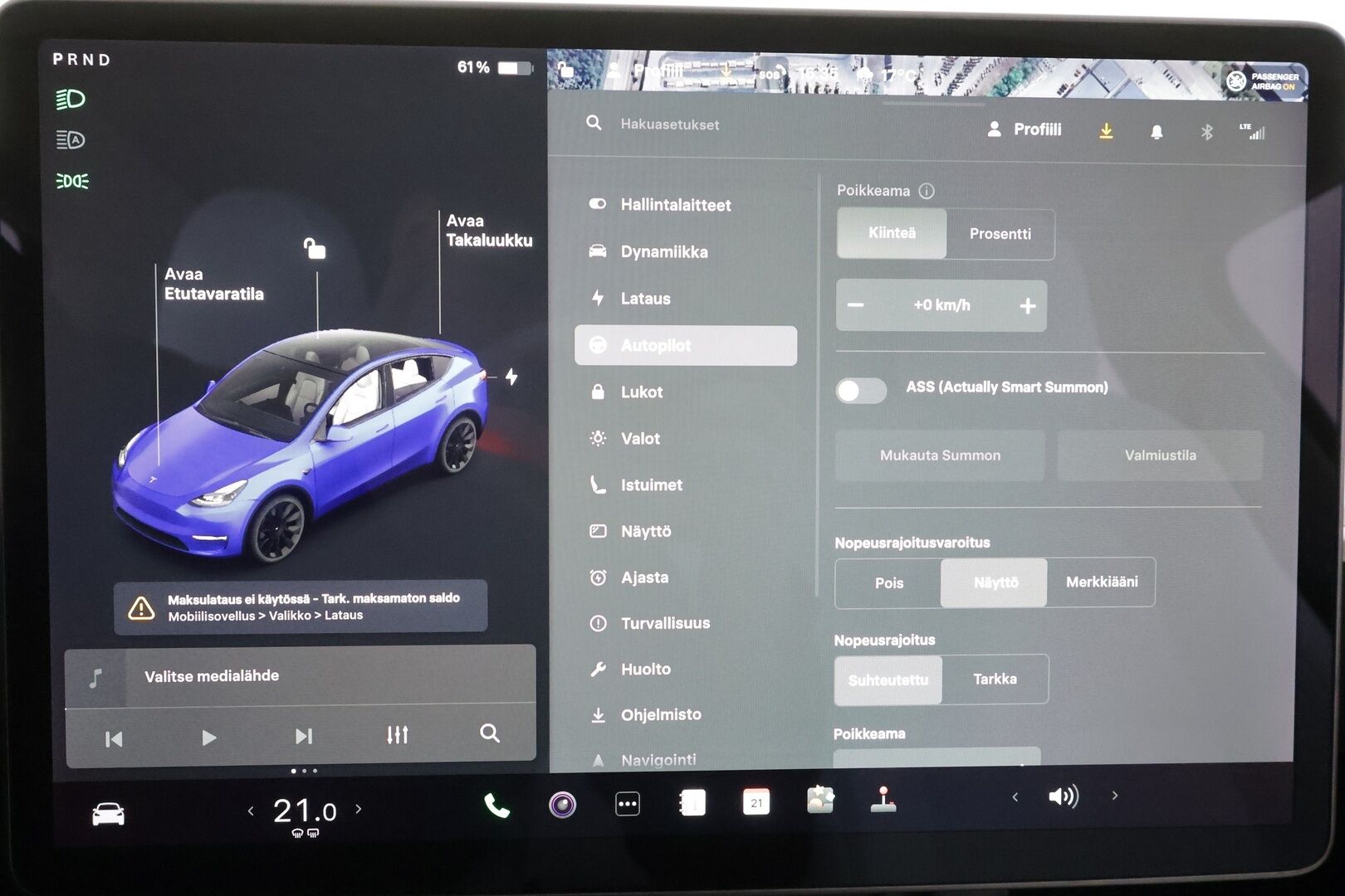 TESLA MODEL Y 2021 Long Range Dual Motor  - | ACC | ILP | EAP | Matrix | Panorama | Valkoiset nahat | Premium audio | Muistipenkki | 