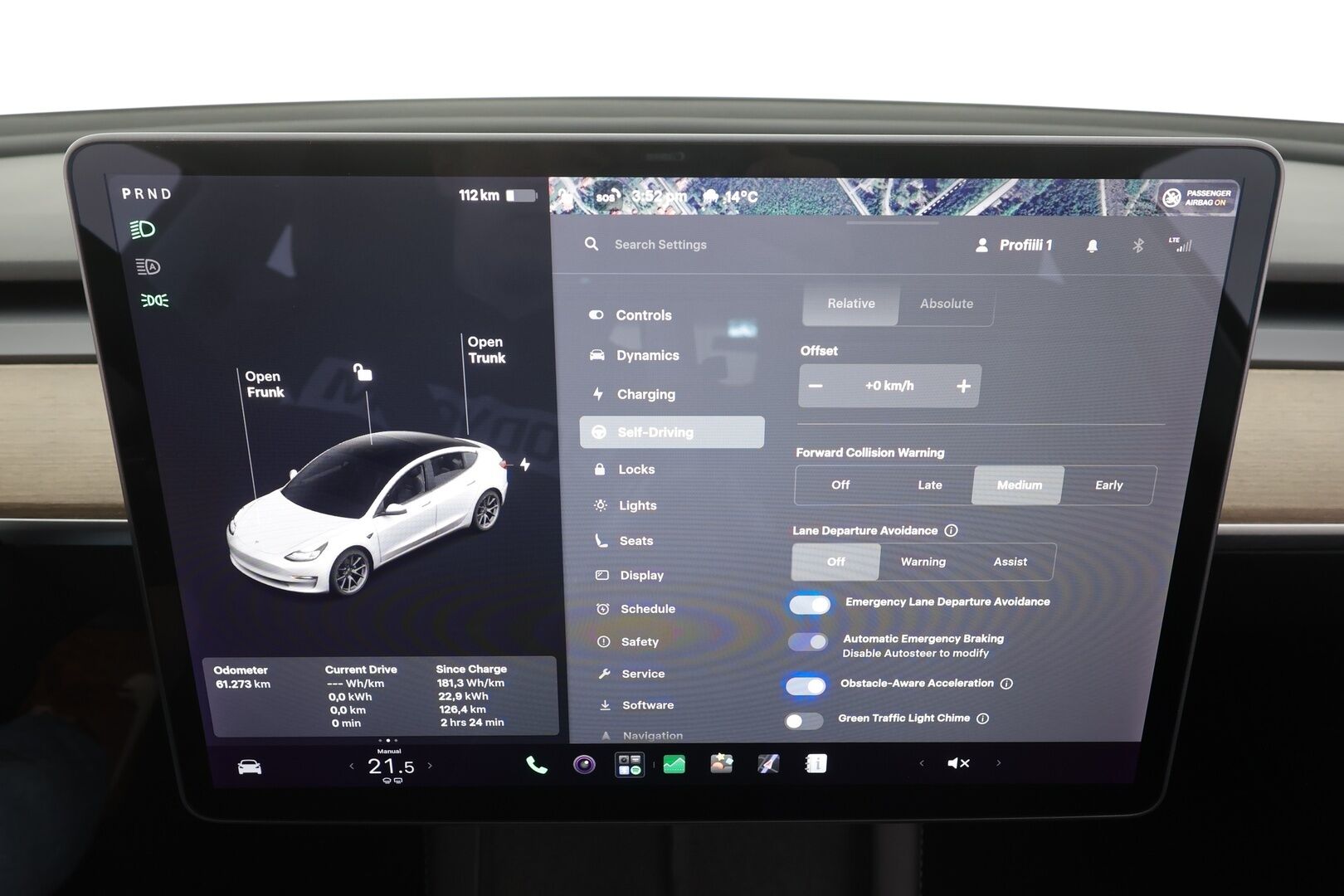 TESLA MODEL 3 2021 Standard Range Plus RWD - | ILP | Lasikatto | ACC | Matrix-LED | P.Kamera | Muistipenkki | Premium Speakers | Navi | Kaistavahti | Keyless | 2x Latauskaapelit |